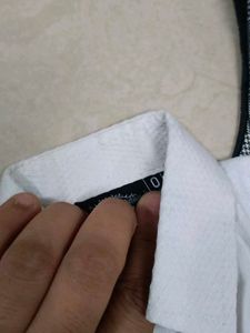 White and black party wear