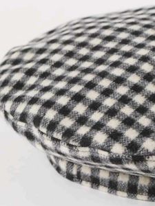 Checkered Beret Hat