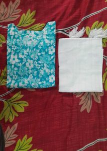 Elegant Floral Print Kurta Set