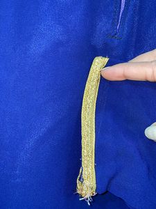 Royal Blue Party Wear Embroidered Kurta Gown