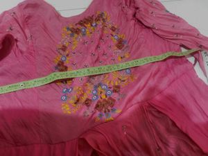 Pink  Gown With Pant 💗