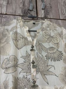 Floral Print Kurta