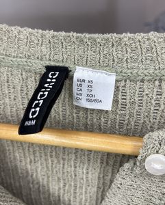 H&amp;M Sage Green Sweater/ Cardigan