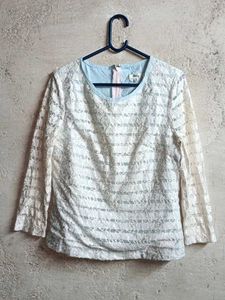 Trendy Partywear Lace Top Layered