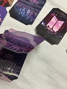BTS CONCERT TICKET CARDS WITH FREEBIES