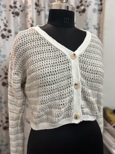 Crochet Knit Cardigan