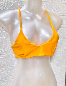 Tops For Rs.99 Only New Piece Yellow Bikini Top