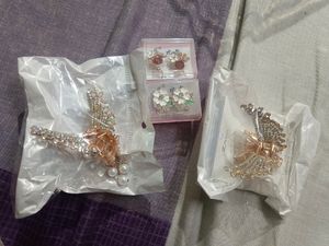 Butterfly Clutcher And Earring