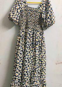 Floral Print Gown