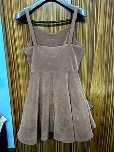 Brown Skater Dress