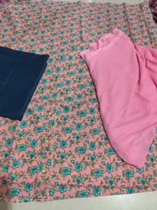 Floral Cotton Dress Material Suit Sale