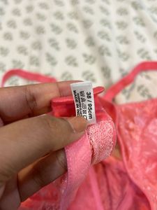 Pink Lace Bra