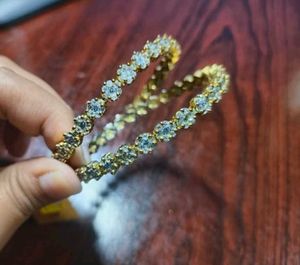 American Diamond AD Sparkling Bangle Set