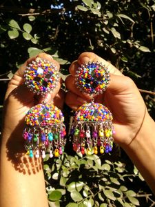 Premium Quality Multicolour Earrings 🌠✨