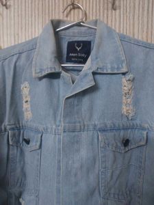 Distressed Denim Jacket - Allen Solly