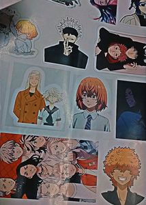 ANIME STICKERS (pack Of 40 ).   Without Cutting At ₹70 With Cutting At ₹90
