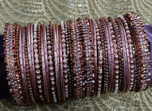 Sparkling bridal  Bangle Set