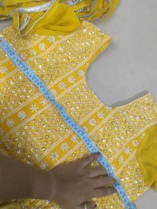 Yellow Embroidered Kurta Set