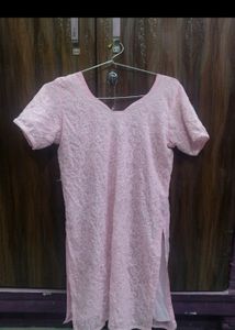 Pink Lucknowi Kurta 💕
