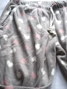 Cozy Heart Print Lounge Pants