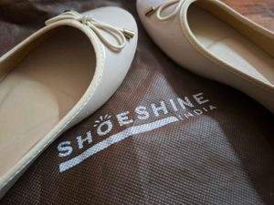 Shoeshine India Peach Ballerinas Size 41