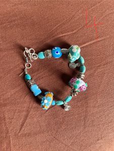 Black &amp; White Beaded Bracelet