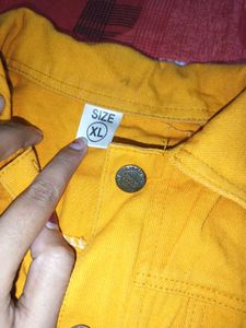 Yellow Denim Jacket