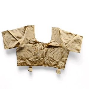 Golden Silk Blend Blouse