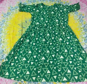 Frock Cutting Pure Cotton Kurti