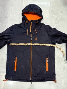 Superdry Black &amp; Orange Windtrekker Jacket
