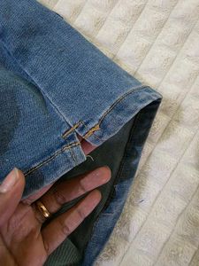 Denim Shorts Blue UK 12