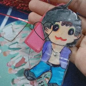 BTS Jk Fan Custermise Key Chain.