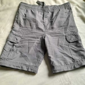 Grey Cargo Shorts