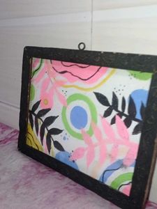 Abstract Floral Framed Art