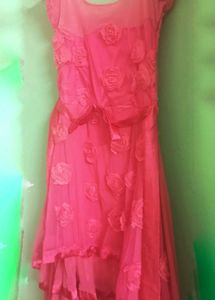 Pink Floral Dress