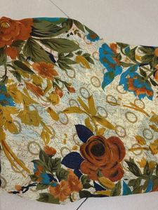 Floral Print Saree