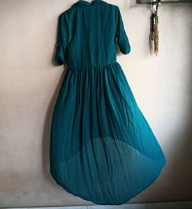 Green Hi-Lo Dress