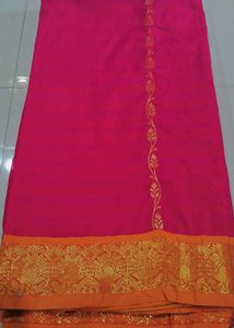 Pink &amp; Orange Saree