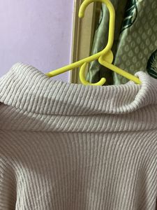 High Neck Knitted Pullover