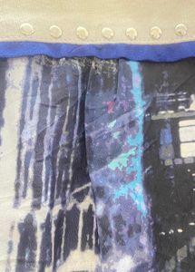 White &amp; Blue Weatern Dress