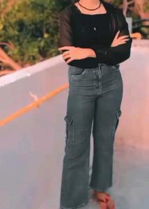 Cargo Jeans And Top