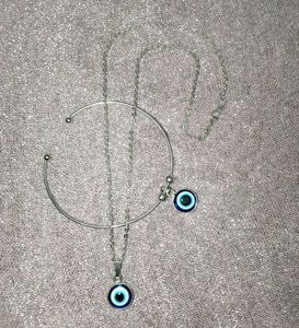Evil Eye Bracelet and Necklace