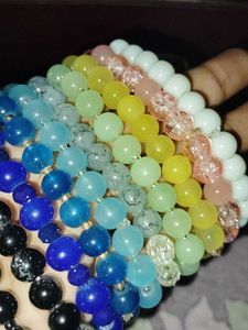 Glass Beads Bracelet All Designs Are Available