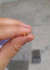Beautiful New Small Plane Dimond Cut Studs