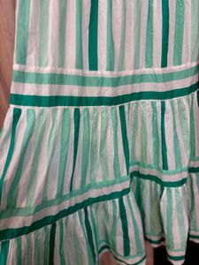 Striped Sleeveless Maxi Dress