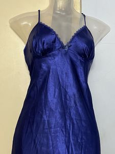 Pintrest Silky Blue Gown