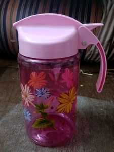 Water Jug In Pink Colour With Handle And Spout