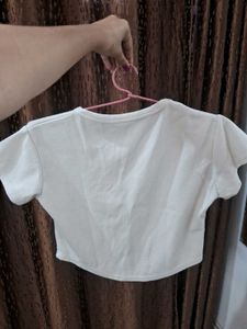 Beige Embroidered Top
