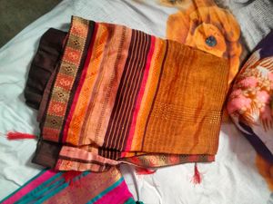 Combo Sarees Tissue And Cotten Silk Saree
