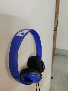 Skullcandy UpRock Electric Blue Wired Headphones